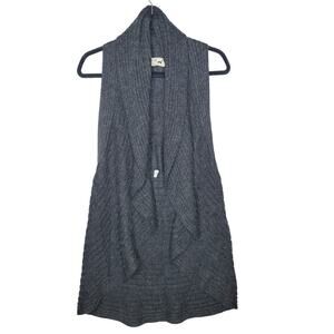 Peruvian Link Alpaca Collection Sweater Vest Women's Ribbed Waterfall Long O/S